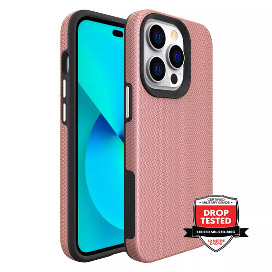 ProGrip Mobile Phone Case for iPhone 14 Pro - Rose Gold